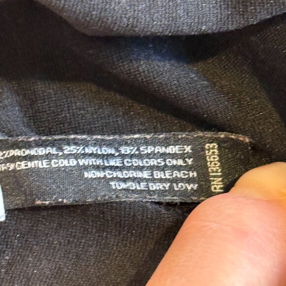 American Giant No-BS Pants Ponte Kick Flare Stretch Pull On Black Size 8 #136653 - Picture 3 of 14